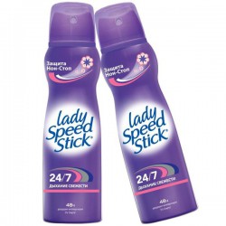 Дезодорант-антиперспирант, Lady Speed Stick (Леди Спид стик) 150 мл 24/7 Дыхание свежести спрей