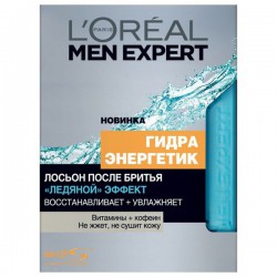 Лосьон после бритья, L'Oreal (Лореаль) 100 мл мен эксперт гидра энергетик ледяной эффект