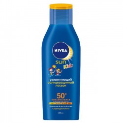 Лосьон солнцезащитный для детей, Nivea (Нивея) 200 мл арт. 85486 сан кидс SPF 50+