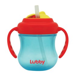 Поильник, Lubby (Лабби) 250 мл арт. 15760 Мини Твист с трубочкой с 6 мес